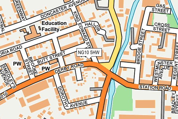 Map of CLA INNS LTD at local scale