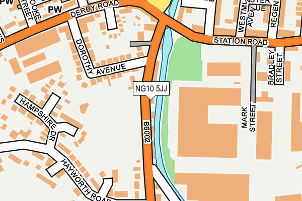 NG10 5JJ map - OS OpenMap – Local (Ordnance Survey)