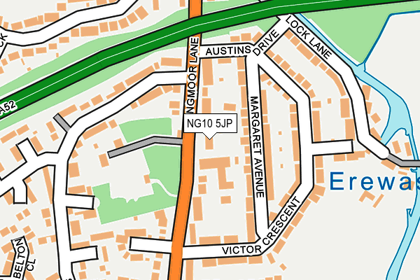 NG10 5JP map - OS OpenMap – Local (Ordnance Survey)