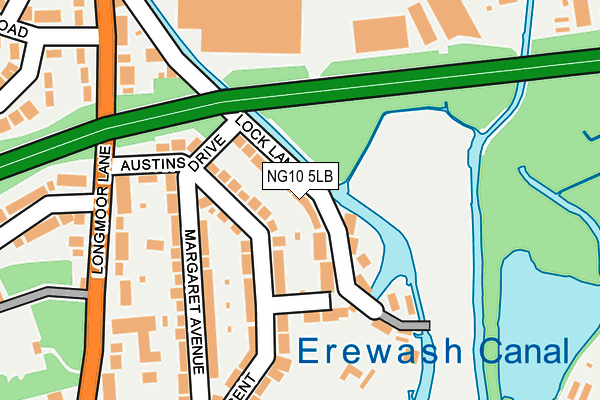 NG10 5LB map - OS OpenMap – Local (Ordnance Survey)