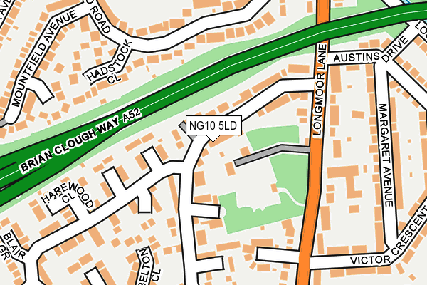 NG10 5LD map - OS OpenMap – Local (Ordnance Survey)