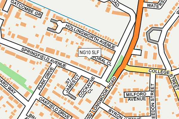 NG10 5LF map - OS OpenMap – Local (Ordnance Survey)