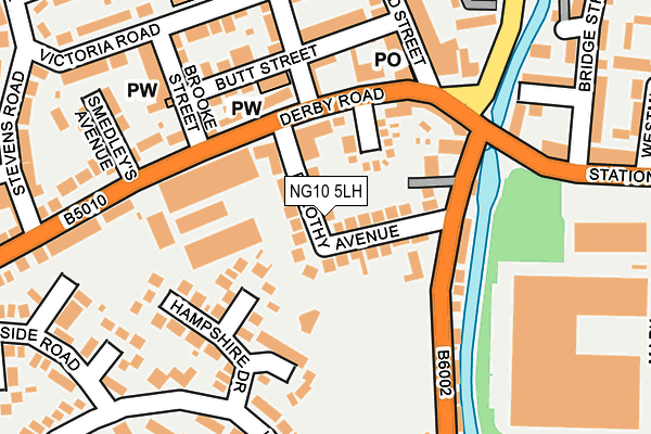 NG10 5LH map - OS OpenMap – Local (Ordnance Survey)