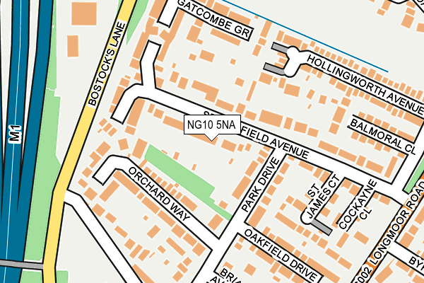 NG10 5NA map - OS OpenMap – Local (Ordnance Survey)