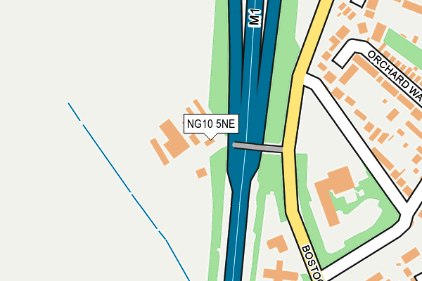 NG10 5NE map - OS OpenMap – Local (Ordnance Survey)