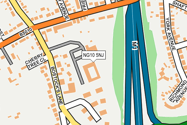 NG10 5NJ map - OS OpenMap – Local (Ordnance Survey)