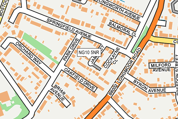 NG10 5NR map - OS OpenMap – Local (Ordnance Survey)