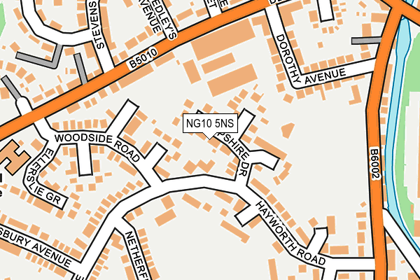 NG10 5NS map - OS OpenMap – Local (Ordnance Survey)