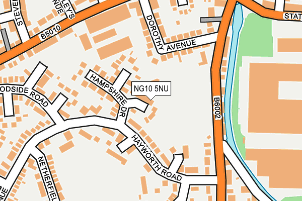 NG10 5NU map - OS OpenMap – Local (Ordnance Survey)