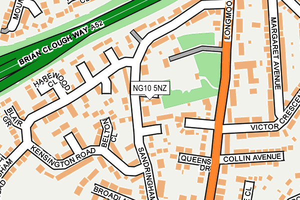 NG10 5NZ map - OS OpenMap – Local (Ordnance Survey)