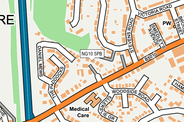 Map of FIELDWELL ESTATES LTD at local scale