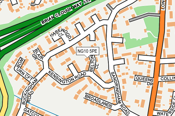 NG10 5PE map - OS OpenMap – Local (Ordnance Survey)