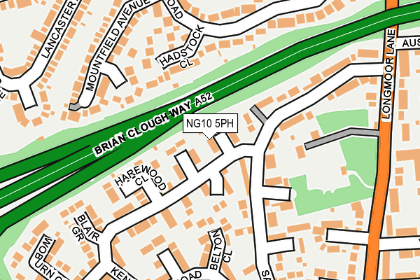 NG10 5PH map - OS OpenMap – Local (Ordnance Survey)