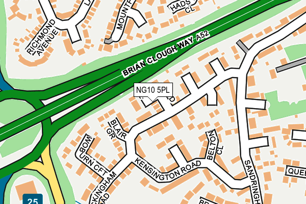 NG10 5PL map - OS OpenMap – Local (Ordnance Survey)