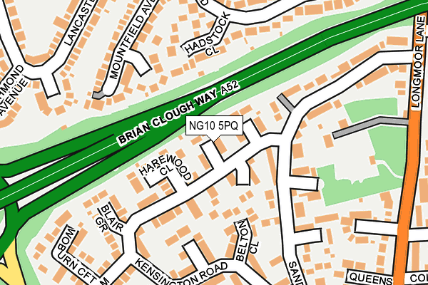 NG10 5PQ map - OS OpenMap – Local (Ordnance Survey)