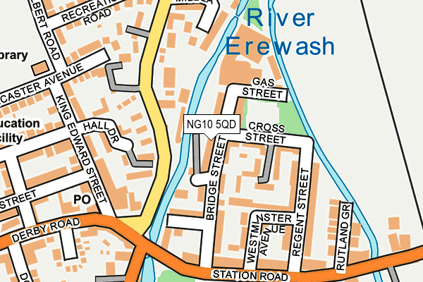 NG10 5QD map - OS OpenMap – Local (Ordnance Survey)