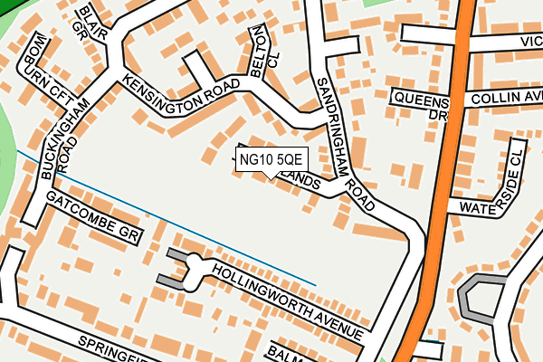 NG10 5QE map - OS OpenMap – Local (Ordnance Survey)