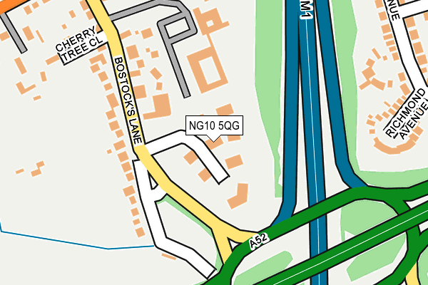 NG10 5QG map - OS OpenMap – Local (Ordnance Survey)