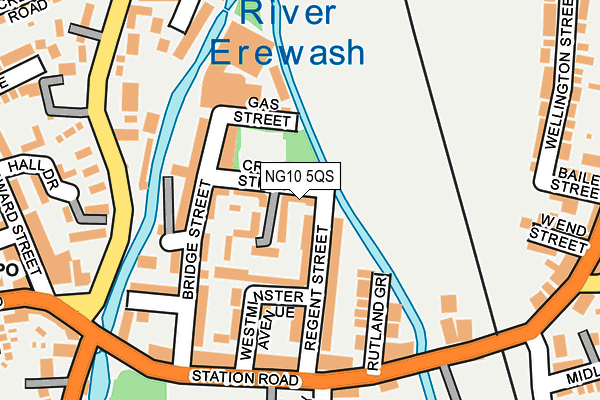 NG10 5QS map - OS OpenMap – Local (Ordnance Survey)