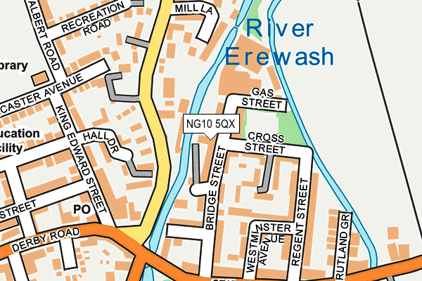 NG10 5QX map - OS OpenMap – Local (Ordnance Survey)