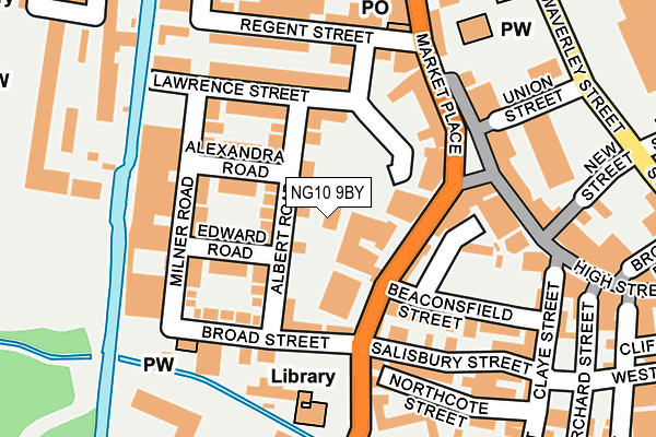 NG10 9BY map - OS OpenMap – Local (Ordnance Survey)