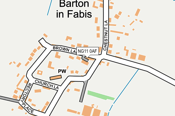 NG11 0AF map - OS OpenMap – Local (Ordnance Survey)