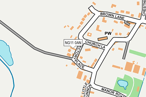 NG11 0AN map - OS OpenMap – Local (Ordnance Survey)
