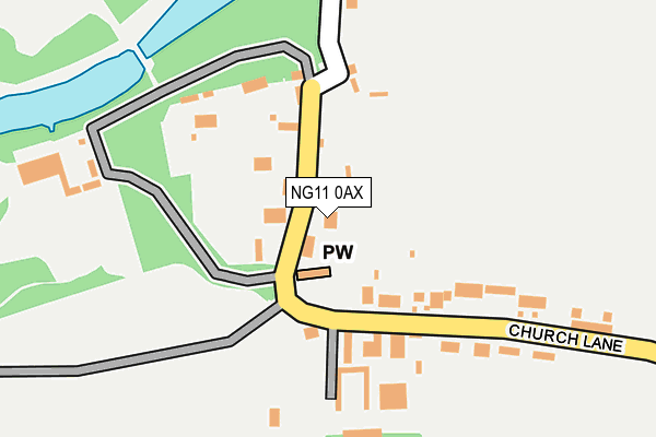 NG11 0AX map - OS OpenMap – Local (Ordnance Survey)