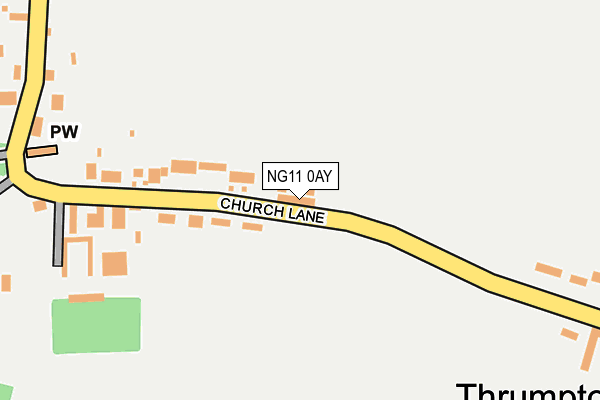 NG11 0AY map - OS OpenMap – Local (Ordnance Survey)