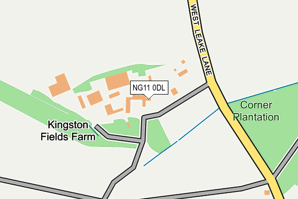 NG11 0DL map - OS OpenMap – Local (Ordnance Survey)