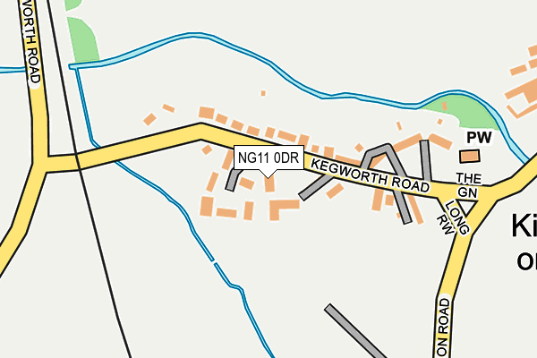 NG11 0DR map - OS OpenMap – Local (Ordnance Survey)
