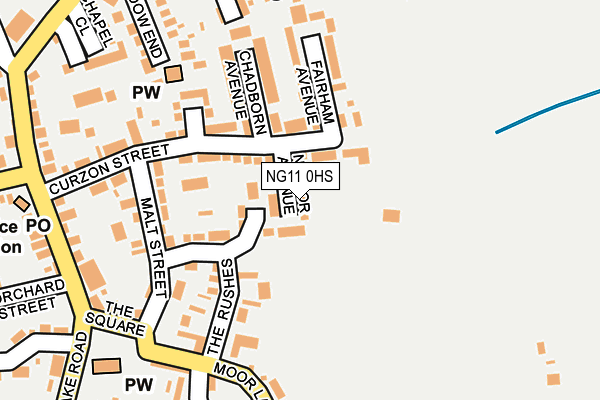 NG11 0HS map - OS OpenMap – Local (Ordnance Survey)