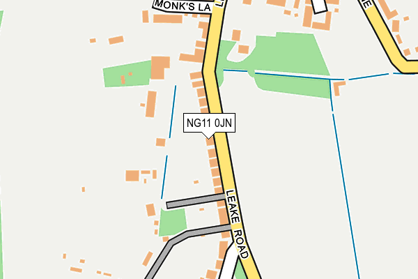 NG11 0JN map - OS OpenMap – Local (Ordnance Survey)