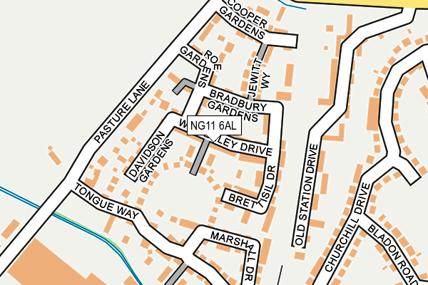 Map of LES GENS CLOTHING LTD at local scale