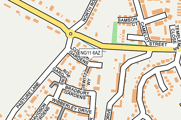 Map of BARRY DEWSBURY INDUSTRIAL LIMITED at local scale