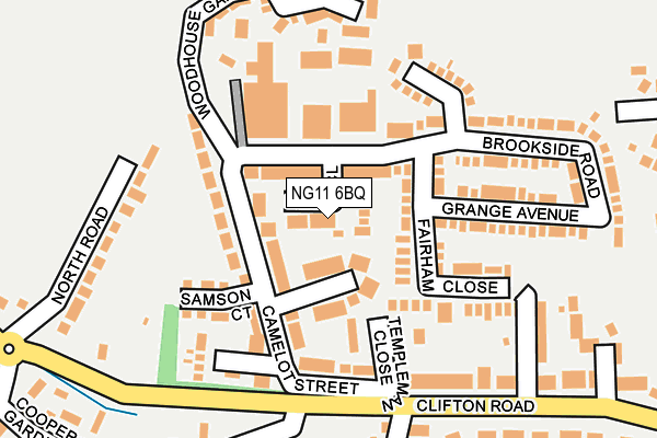 NG11 6BQ map - OS OpenMap – Local (Ordnance Survey)