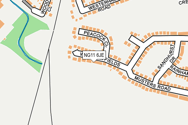 Map of D & M DEVELOPMENTS (NOTTINGHAMSHIRE) LTD at local scale