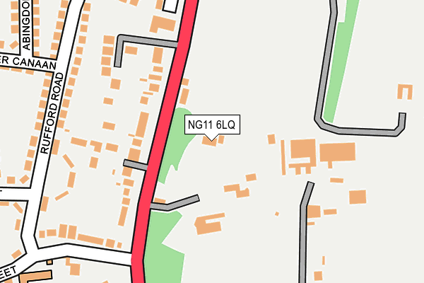 NG11 6LQ map - OS OpenMap – Local (Ordnance Survey)