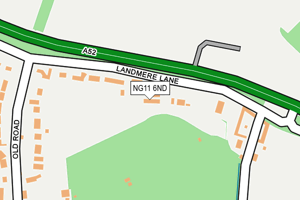Map of MUSTERS ROAD APARTMENTS MANAGEMENT COMPANY LIMITED at local scale