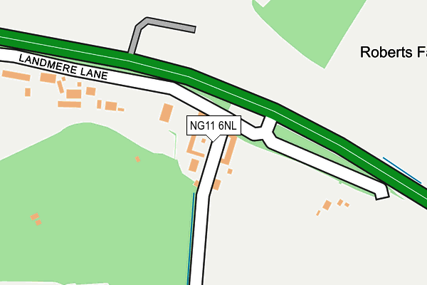 NG11 6NL map - OS OpenMap – Local (Ordnance Survey)