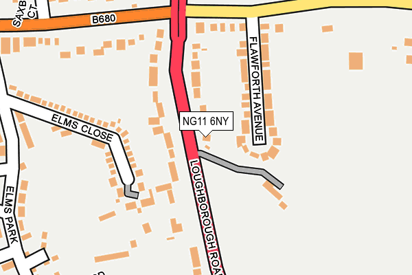 Map of HOGGLET TRADING LTD at local scale