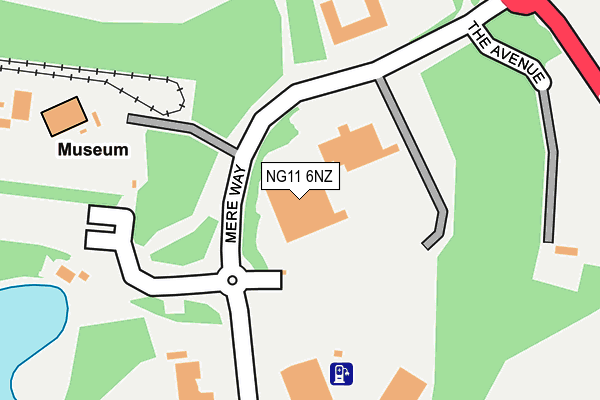 Map of WESTWOOD CROSS V.E. LIMITED at local scale