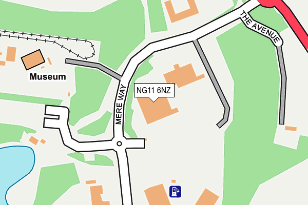 Map of TAMWORTH V.E. LIMITED at local scale