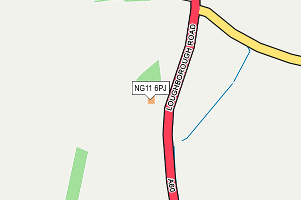 NG11 6PJ map - OS OpenMap – Local (Ordnance Survey)