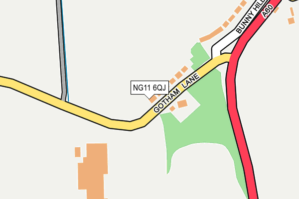 NG11 6QJ map - OS OpenMap – Local (Ordnance Survey)