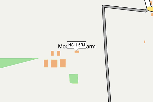 NG11 6RJ map - OS OpenMap – Local (Ordnance Survey)