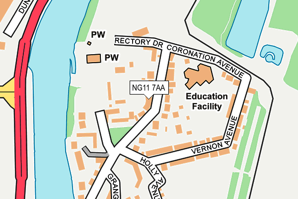 Map of WILLS AT HOME WILFORD LIMITED at local scale