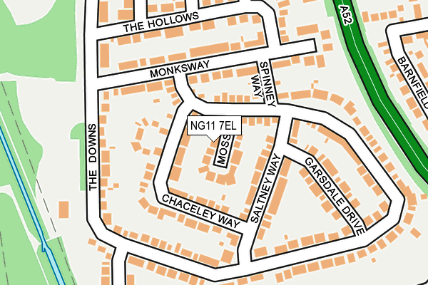 NG11 7EL map - OS OpenMap – Local (Ordnance Survey)