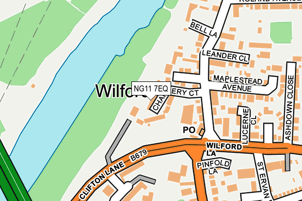 NG11 7EQ map - OS OpenMap – Local (Ordnance Survey)