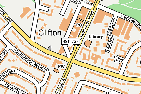 NG11 7GN map - OS OpenMap – Local (Ordnance Survey)